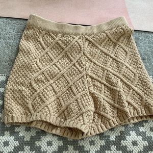 anthropologie knit shorts